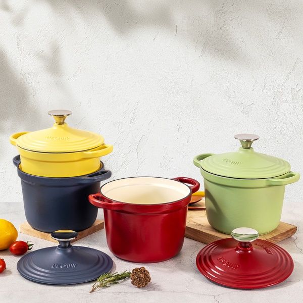 리큅 더치오븐 무쇠밥솥 18cm LRI-18 통주물냄비
