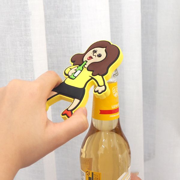 빵빵이 옥지 오프너 맥주 병따개 냉장고 자석