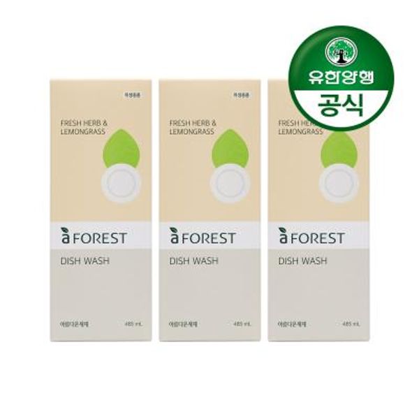 아름다운세제 에이포레 fresh herb(박스) 485ml 3개