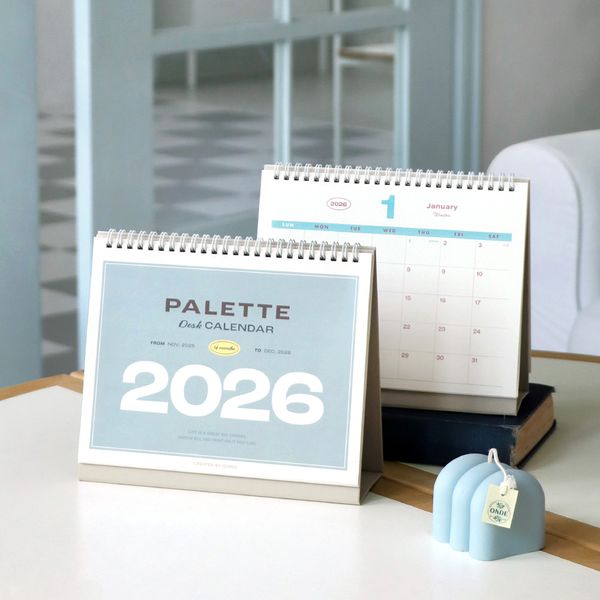 아이코닉 2026 팔레트 데스크 캘린더