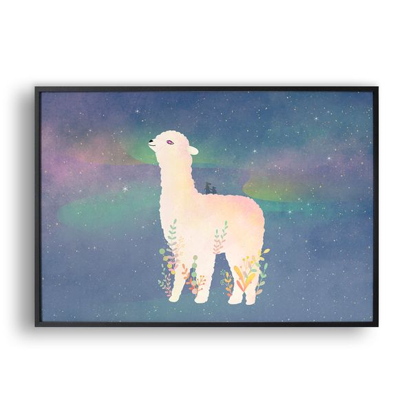 별밤 산책 (Art Print) / 일러스트 액자