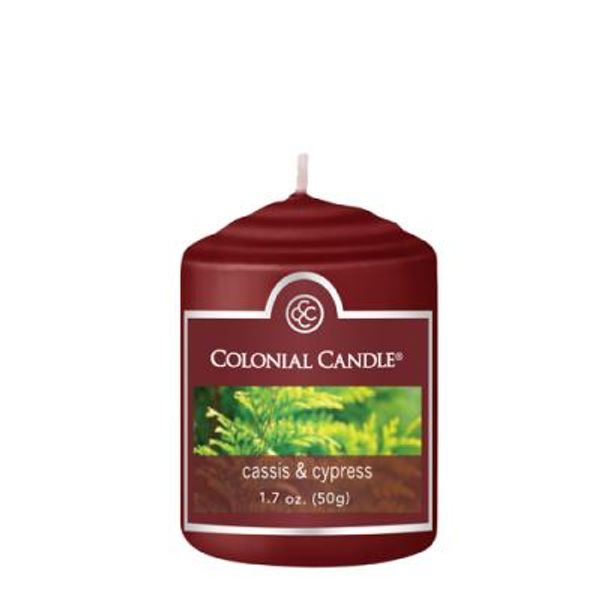 COLONIAL CANDLE 2852 보티브 캔들 1.7oz  카시스와 사이프러스