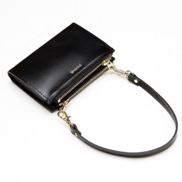 Ane TWIN ZIP MULTI WALLET-MINI BAG_BLACK