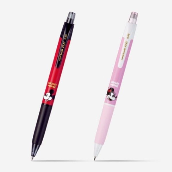 유니볼 R:E 지워지는볼펜 0.38mm 중성펜-디즈니 1다스