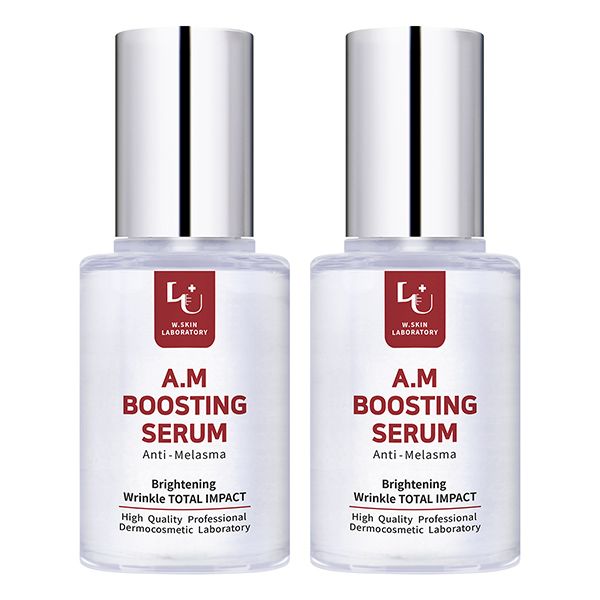 [1+1] [W.피부연구소] A.M 부스팅 세럼 30ml x2
