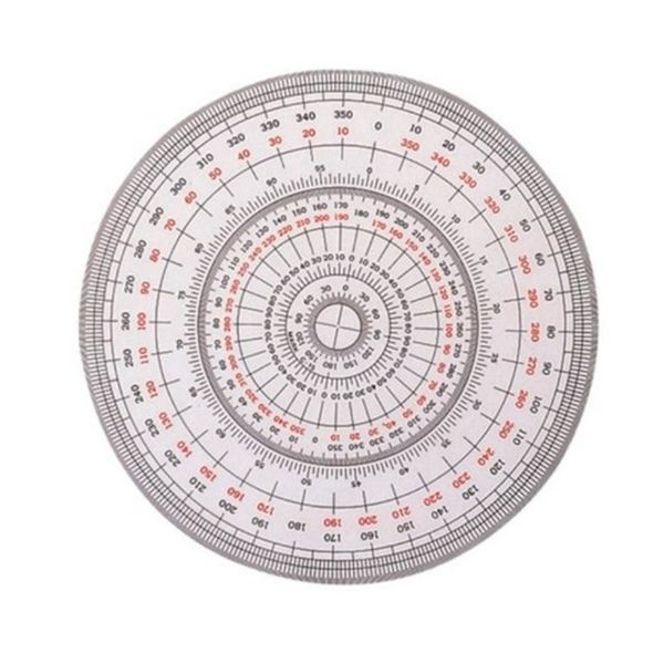 전원분도기 15cm