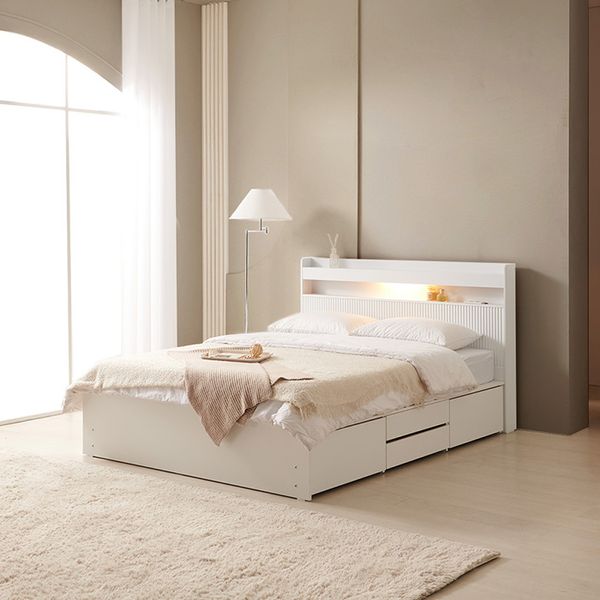 라보떼 라임힐 호텔식 4서랍침대 Q DB4029