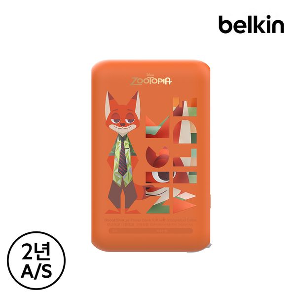 벨킨 디즈니 주토피아 10000mAh 보조배터리 BPB021OG