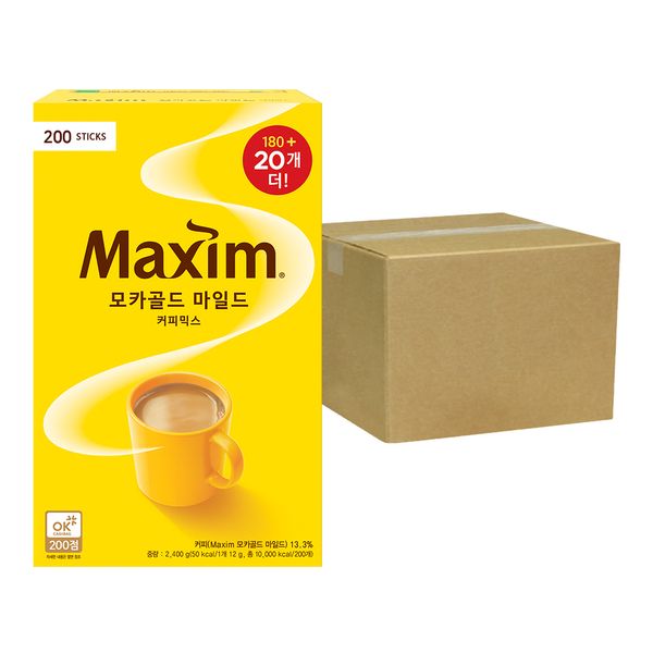 맥심 모카골드 마일드 180T+20T 4개