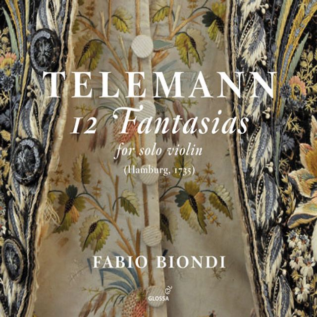 12 FANTASIAS FOR SOLO VIOLIN/ FABIO BIONDI [텔레만: 무반주 바이올린 환상곡]