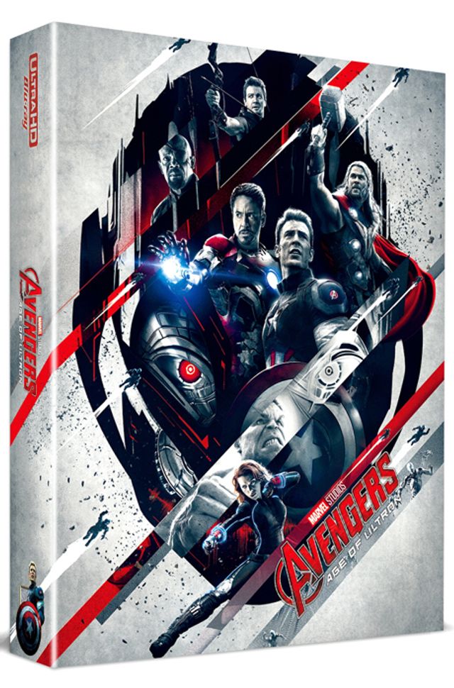 어벤져스: 에이지 오브 울트론 4K UHD+BD [A2 풀슬립 스틸북 한정판] [THE AVENGERS: AGE OF ULTRON]