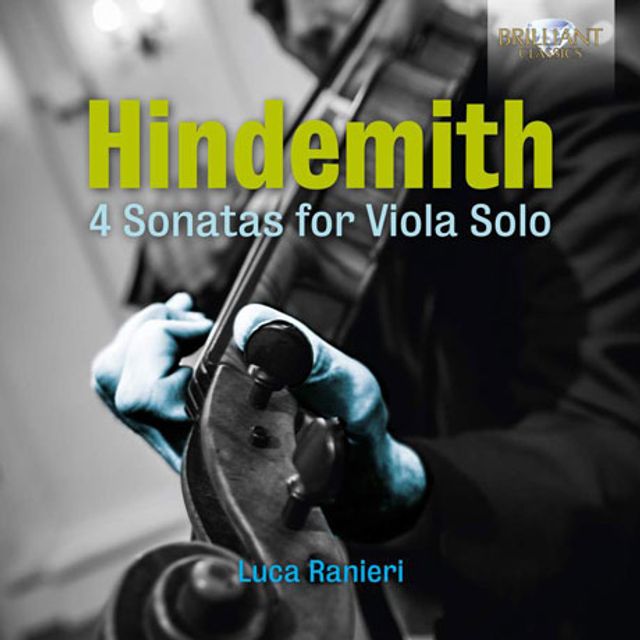 4 SONATAS FOR VIOLA SOLO/ LUCA RANIERI [힌데미트: 솔로 비올라를 위한 4개의 소나타 - 루카 라니에리]