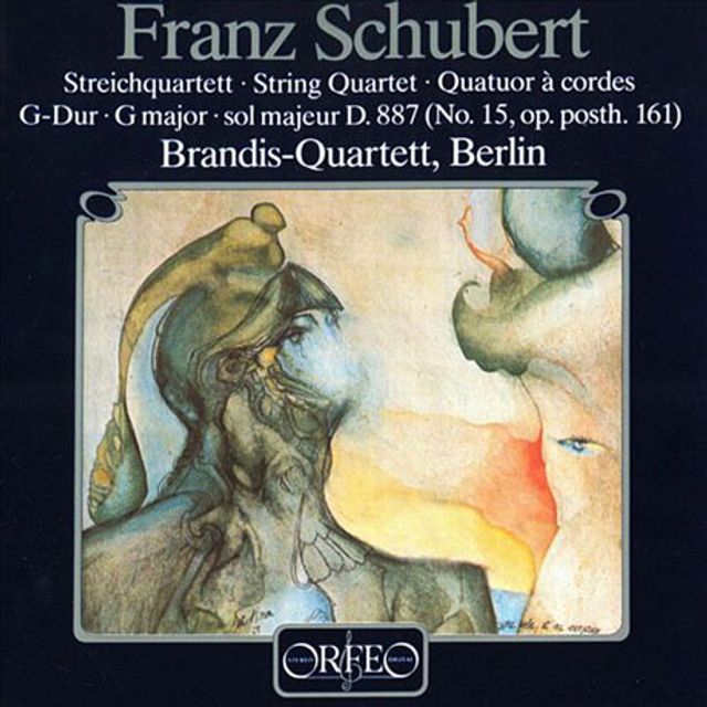 STRING QUARTET NO.15 G MAJOR D.887/ BRANDIS-QUARTETT BERLIN [슈베르트: 현악 사중주]