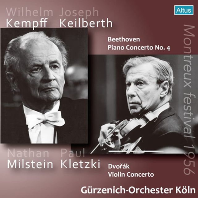MONTREUX FESTIVAL 1956 / WILHELM KEMPFF, NATHAN MILSTEIN [빌헬름 켐프, 나단 밀스타인: 베토벤, 드보르작 - 1956년 몬트리올 페스티벌 실황 연주집]