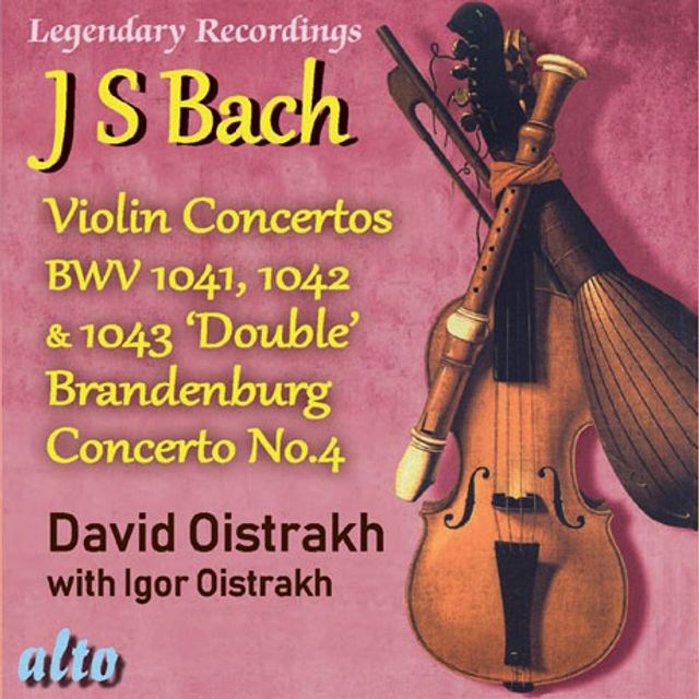 VIOLIN CONCERTOS, BRANDENBURG CONCERTO NO.4/ DAVID OISTRAKH, IGOR OISTRAKH [바흐: 바이올린 & 브란덴부르크 협주곡 4번 - 오이스트라흐]