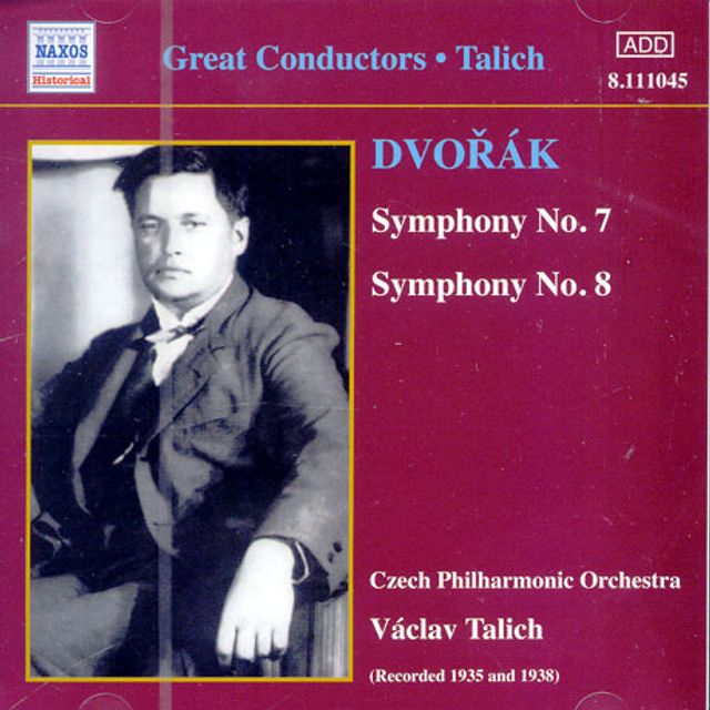 SYMPHONIES NOS.7 AND 8/ VACLAV TALICH