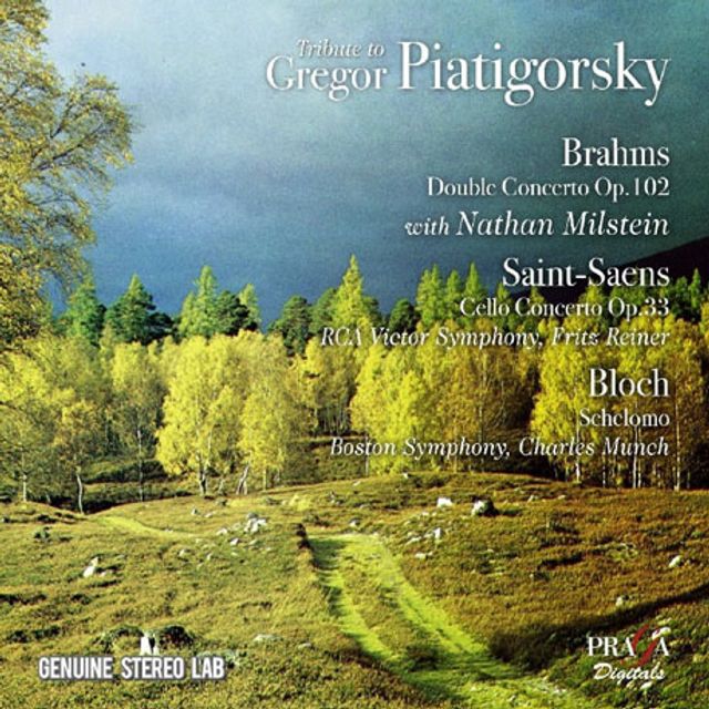TRIBUTE TO GREGOR PIATIGORSKY/ NATHAN MILSTEIN [그레고르 피아티고르스키를 추모 하며: 브람스, 생상스, 블로흐]