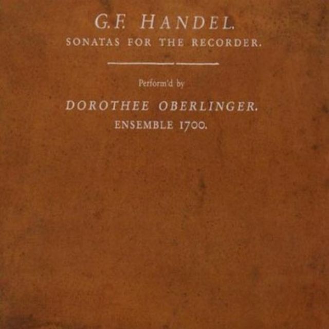 SONATAS FOR THE RECORDER/ DOROTHEE OBERLINGER