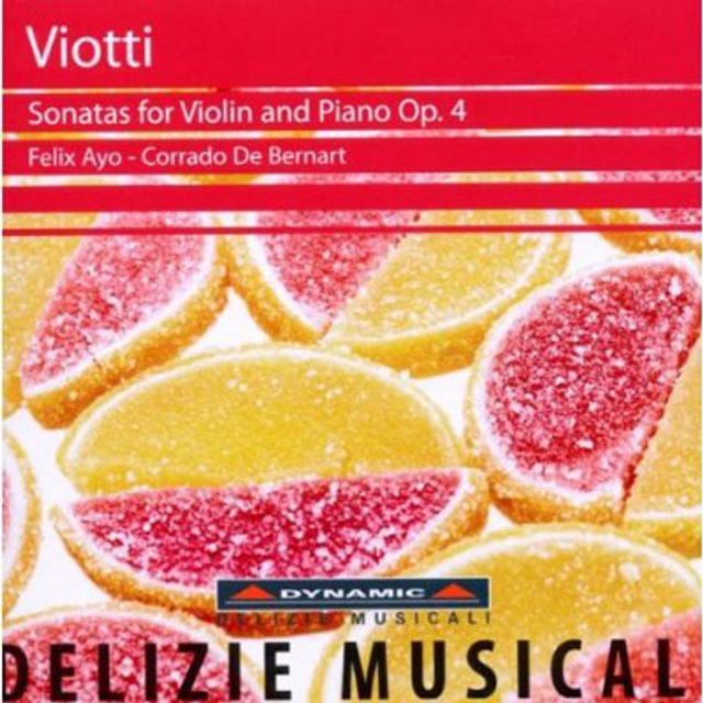 SONATAS FOR VIOLIN AND PIANO OP.4/ FELIX AYO, CORRADO DE BERNART