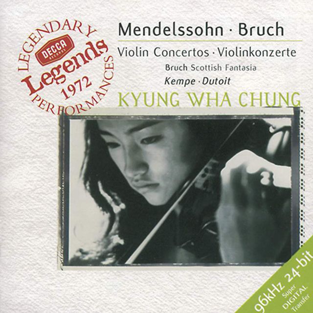 VIOLIN CONCERTOS/ KYUNG-WHA CHUNG [DECCA LEGENDS] [멘델스존: 바이올린 협주곡 1번, 브루흐: 스코틀랜드 환상곡 - 정경화]