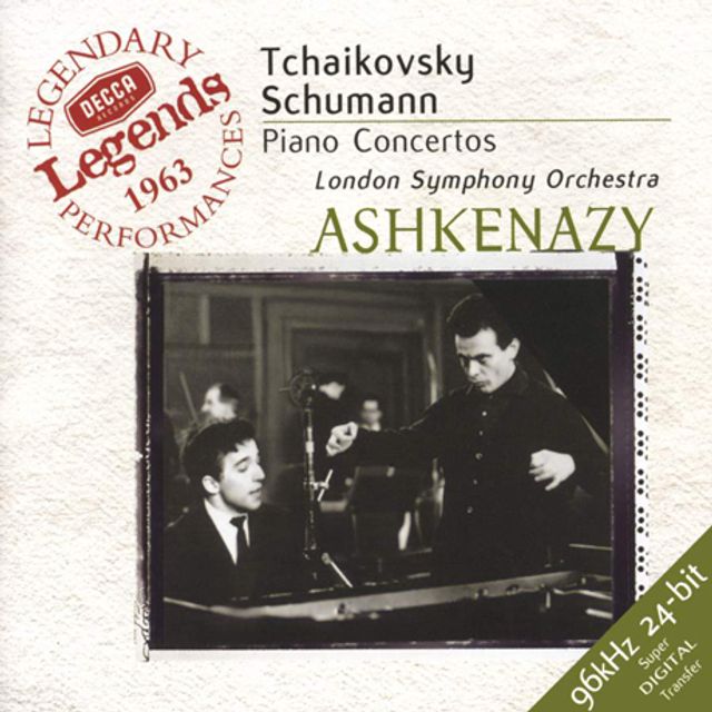 PIANO CONCERTOS/ VLADIMIR ASHKENAZY, LORIN MAAZEL, URI SEGAL [DECCA LEGENDS] [차이코프스키: 피아노 협주곡 1번 & 슈만: 피아노 협주곡 - 아쉬케나지, 마젤, 시걸]