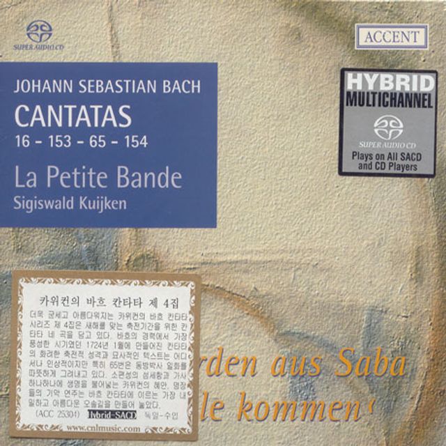 CANTATAS BWV 16,153,65,154/ LE PETITE BANDE, SIGISWALD KUIJKEN [SACD HYBRID] [바흐 칸타타 4집]
