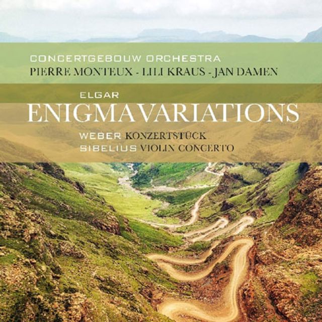 ENIGMA VARIATIONS, KONZERTSTUCK, VIOLIN CONCERTO/ LILI KRAUS, JAN DMEN, PIERRE MONTEUX [엘가: 에니그마 변주곡, 베버: 소협주곡, 시벨리우스: 바이올린 협주곡]