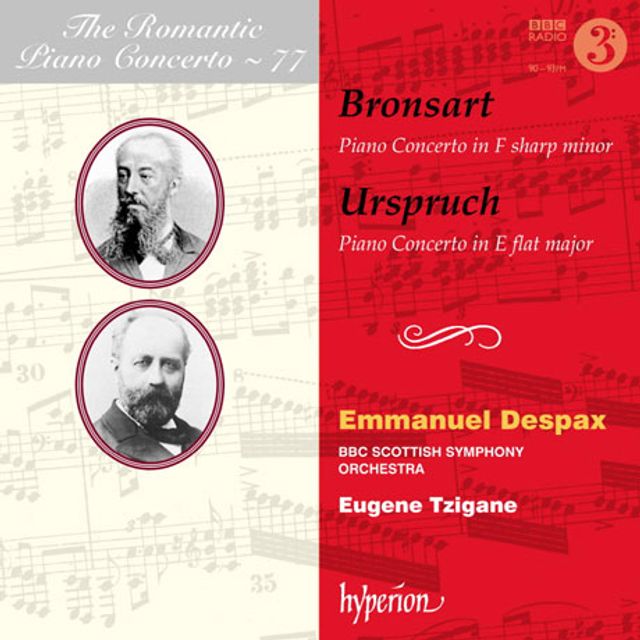 PIANO CONCERTOS/ EMMANUEL DESPAX, EUGENE TZIGAN [낭만주의 피아노 협주곡 77집: 브론자르트 & 우르스프루흐]