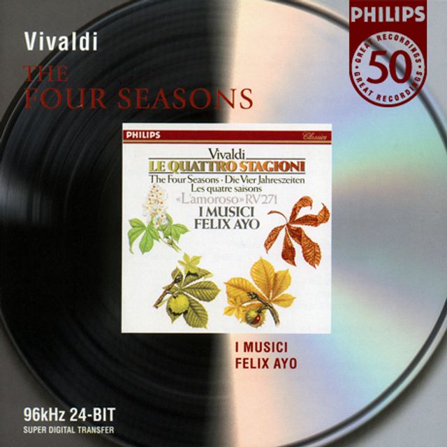 THE FOUR SEASONS/ I MUSICI, FELIX AYO [PHILIPS 50] [비발디: 사계 - 이무지치, 펠릭스 아요]