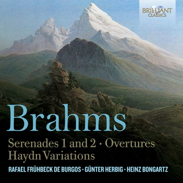 SERENADES 1 & 2, OVERTURES, HAYDN VARIATIONS/ HEINZ BONGARTZ, RAFAEL FRUHBECK DE BURGOS, GUNTER HERBIG [브람스: 세레나데 1 & 2번 외]