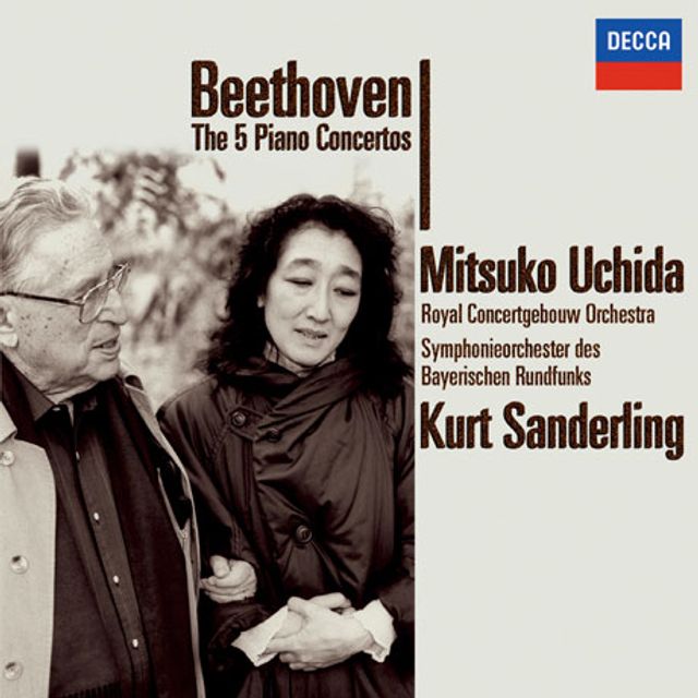 THE 5 PIANO CONCERTOS/ MITSUKO UCHIDA, KURT SANDERLING [베토벤: 피아노 협주곡 - 우치다, 잔데를링]