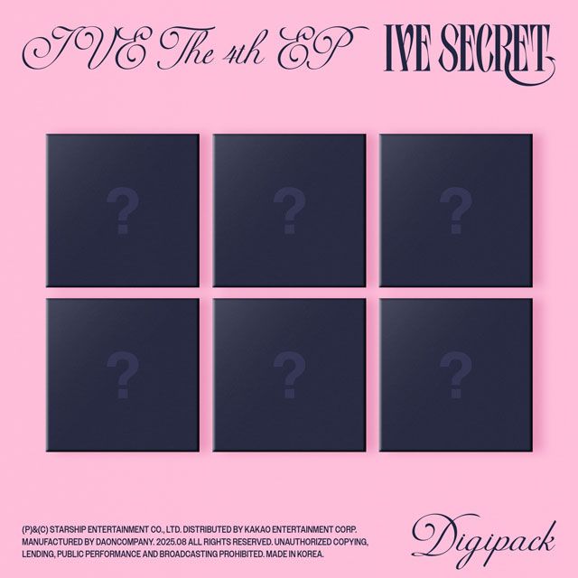 IVE SECRET [미니 4집] [DIGIPACK VER] [6종 세트]