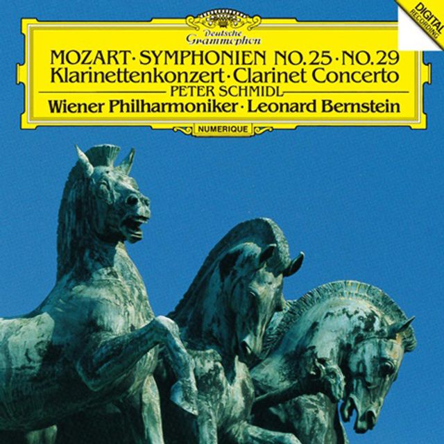 SYMPHONIES NOS.25 & 29, CLARINET CONCERTO/ PETER SCHMIDL, LEONARD BERNSTEIN [모차르트: 교향곡 25, 29번, 클라리넷 협주곡 - 슈미들, 번스타인]