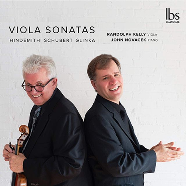 VIOLA SONATAS/ RANDOLPH KELLY, JOHN NOVACEK [슈베르트: 아르페지오네 소나타, 힌데미트 & 글린카: 비올라 소나타 - 랜돌프 켈리]