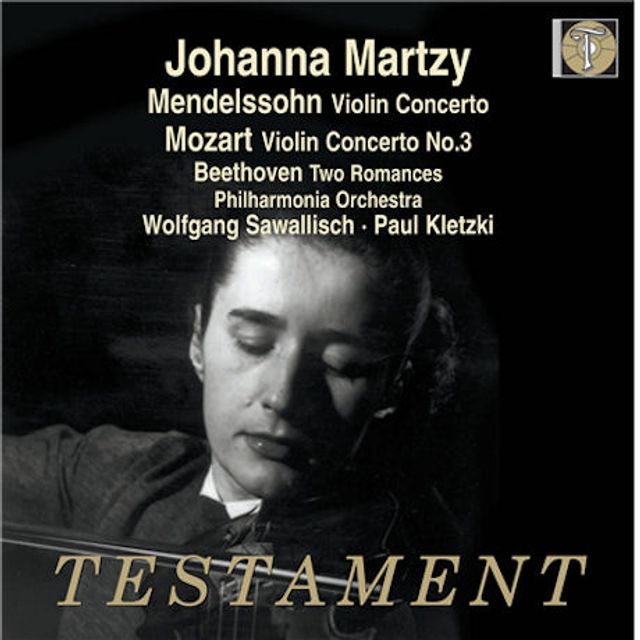 VIOLIN CONCERTOS/ JOHANNA MARTZY, WOLFGANG SAWALLISCH [요한나 마르치 미공개 EMI 녹음: 모차르트 & 멘델스존 바이올린 협주곡]
