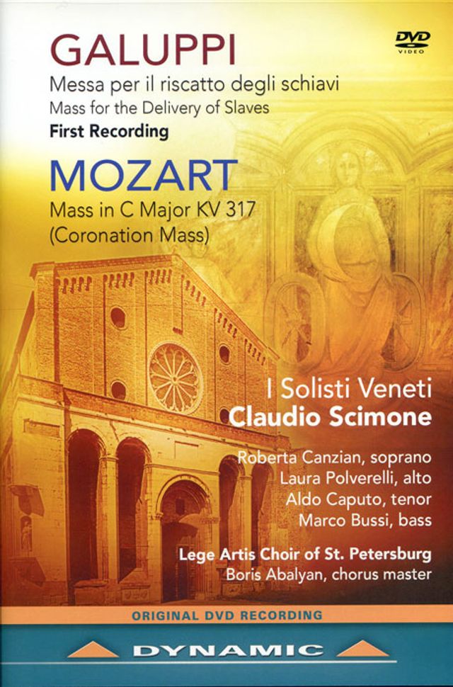MASS FOR THE DELIVERY OF SLAVES & MASS IN C MAJOR/ CLAUDIO SCIMONE [갈루피: 노예 해방 미사 & 모차르트: 대관식 미사]