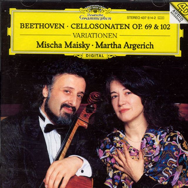 CELLOSONATEN OPP69.102/ VARIATIONEN/ MISCHA MAISKY/ MARTHA ARGERICH