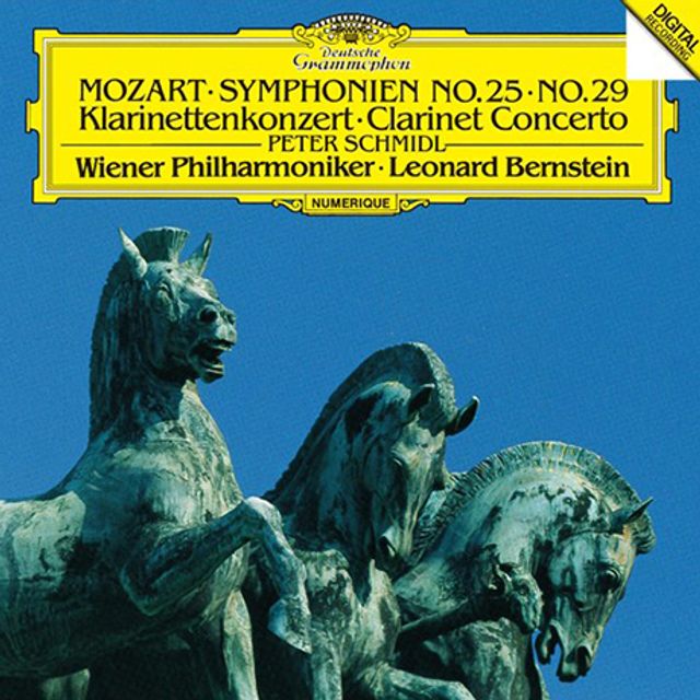 SYMPHONIES NOS.25 & 29, CLARINET CONCERTO/ PETER SCHMIDL, LEONARD BERNSTEIN [SHM-CD] [모차르트: 교향곡 25, 29번, 클라리넷 협주곡 - 슈미들, 번스타인]