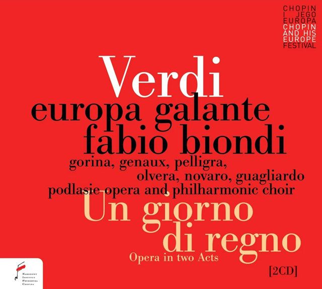 UN GIORNO DI REGNO/ FABIO BIONDI, EUROPA GALANTE [베르디: 오페라 "하루만의 임금님" - 파비오 비온디, 에우로파 갈란테]