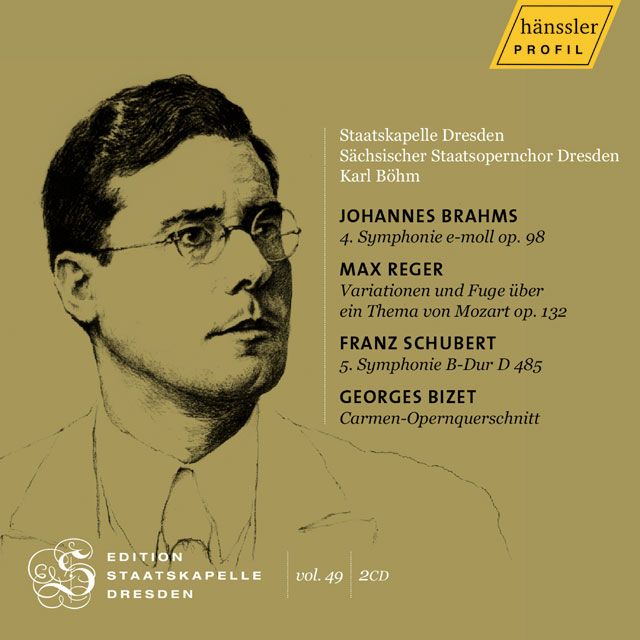EDITION STAATSKAPELLE DRESDEN, VOL. 49/ KARL BOHM [브람스: 교향곡 4번, 레거: 모차르트 주제에 의한 변주곡, 슈베르트: 교향곡 5번, 비제: '카르멘' 발췌 - 카를 뵘]