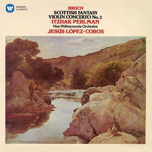 BRUCH: SCOTTISH FANTASY & VIOLIN CONCERTO NO.2/ JESUS LOPEZ-COBOS [펄만 14집 - 브루흐: 스코틀랜드 환상곡, 바이올린 협주곡 2번]