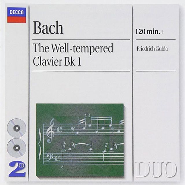 THE WELL TEMPERED CLAVIER BOOK 1/ FRIEDRICH GULDA [DECCA DUO] [바흐: 평균율 1권 - 굴다]