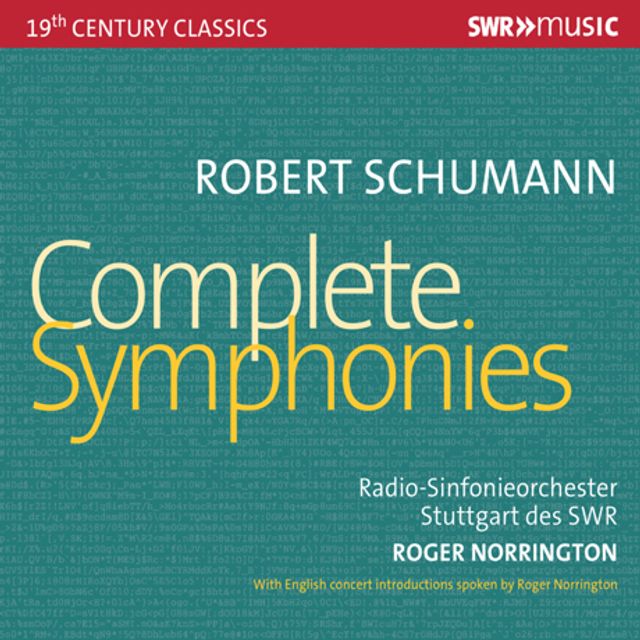 COMPLETE SYMPHONIES/ ROGER NORRINGTON [슈만: 교향곡 전곡 - 로저 노링턴]