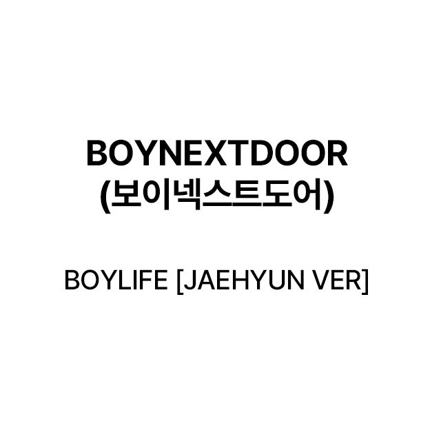 BOYLIFE [JAEHYUN VER]