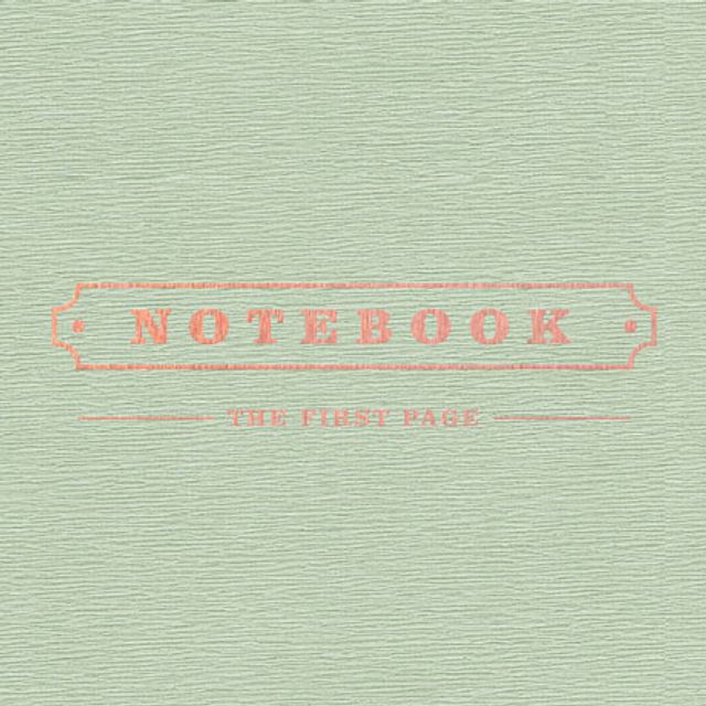 NOTEBOOK [미니 1집]