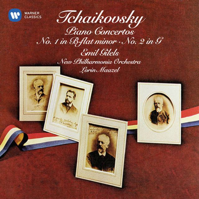 PIANO CONCERTOS NOS 1 & 2/ EMIL GILELS, LORIN MAAZEL [ORIGINAL JACKET] [차이코프스키: 피아노 협주곡 1, 2번 - 길렐스 & 마젤]