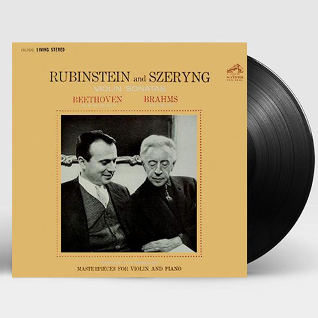 VIOLIN SONATAS/ HENRYK SZERYNG, ARTHUR RUBINSTEIN [베토벤: 바이올린 소나타 8, 3번 & 브람스: 바이올린 소나타 1번 - 헨릭 셰링, 아르투르 루빈스타인] [200G LP]