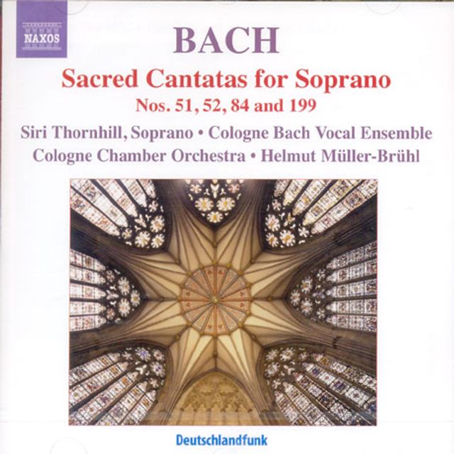 SACRED CANTATAS FOR SOPRANO/ SIRI THORNHILL, HELMUT MULLER-BRUHL