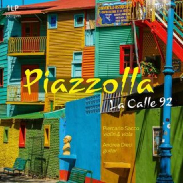 LA CALLE 92/ PIERCARLO SACCO, NDREA DIECI [피아졸라: 라 칼레 92 - 피에르카를로 사코, 안드레아 디에치] [LP]