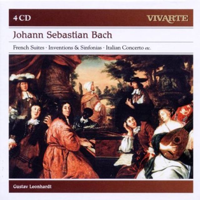 FRENCH SUITES, INVENTIONS & SINFONIAS, ITALIAN CONCERTO/ GUSTAV LEONHARDT [VIVARTE 2]